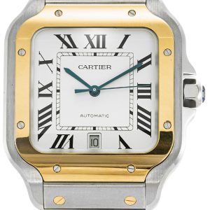 Cartier Santos De Cartier Herrklocka W2SA0006 Vit/Stål