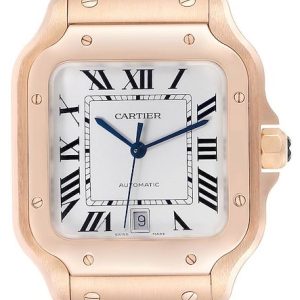 Cartier Santos De Cartier Herrklocka WGSA0007 Vit/18 karat roséguld