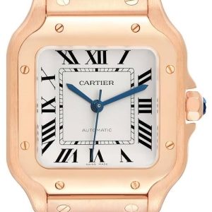 Cartier Santos De Cartier WGSA0008 Vit/18 karat roséguld