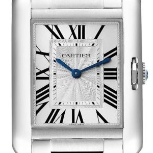 Cartier Tank Anglaise Damklocka W5310044 Silverfärgad/Stål