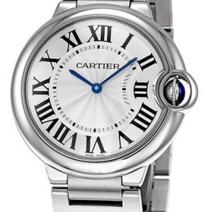 Cartier W69011Z4 Ballon Bleu Silverfärgad/Stål Ø36.6 mm