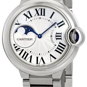 Cartier WSBB0021 Ballon Blue Silverfärgad/Stål Ø37 mm