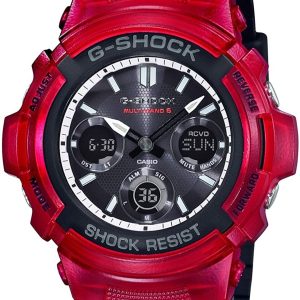 Casio 99999 Herrklocka AWG-M100SRB-4AER Svart/Resinplast Ø46.4 mm