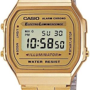 Casio A168WG-9E LCD/Gulguldtonat stål