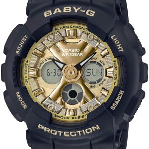 Casio Baby-G Damklocka BA-130-1A3ER Gulguldstonad/Resinplast Ø44 mm