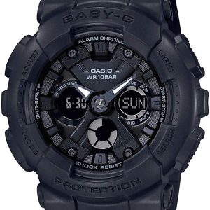 Casio Baby-G Damklocka BA-130-1AER Svart/Resinplast Ø44 mm