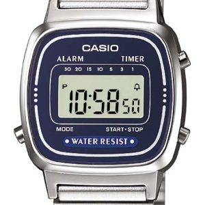 Casio Collection Damklocka LA670WEA-2EF LCD/Stål 30.3x24.6 mm