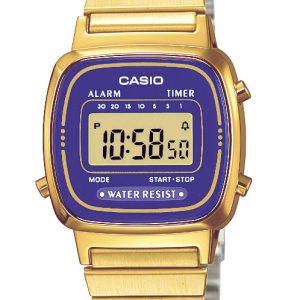 Casio Collection Damklocka LA670WEGA-6EF Gulguldtonat stål 30.3x24.6