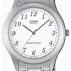 Casio Collection Damklocka MTP-1128PA-7BEF Vit/Stål Ø43 mm