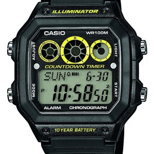 Casio Collection Herrklocka AE-1300WH-1AVEF LCD/Resinplast 45x42.1 mm