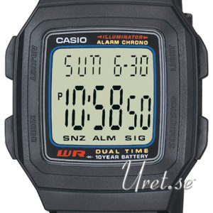 Casio Collection Herrklocka F-201W-1AEF Resinplast 41x34 mm