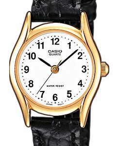 Casio Collection Herrklocka MTP-1154PQ-7BEF Vit/Läder Ø39 mm