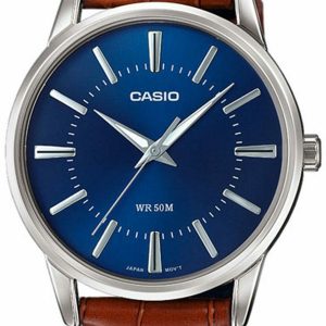 Casio Collection Herrklocka MTP-1303PL-2AVEF Blå/Läder Ø40 mm