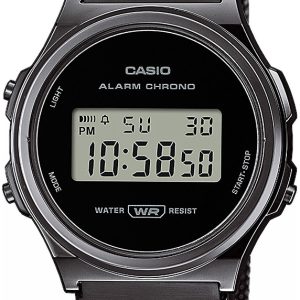 Casio Damklocka A171WEMB-1AEF Vintage LCD/Stål Ø36 mm