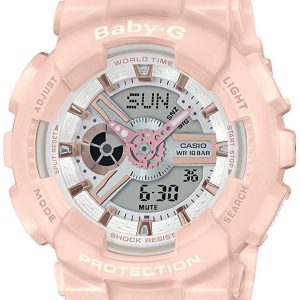 Casio Damklocka BA-110RG-4AER Baby-G LCD/Resinplast Ø43 mm