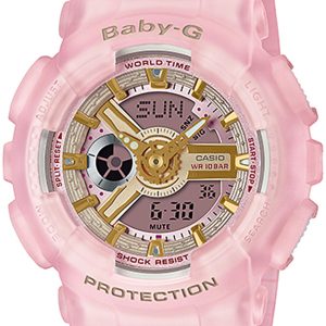 Casio Damklocka BA-110SC-4AER Baby-G Rosa/Resinplast Ø43.4 mm