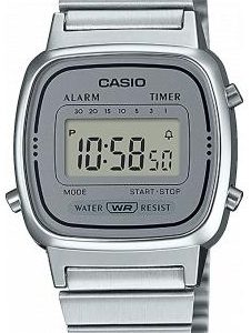 Casio Damklocka LA-670WEA-7EF Collection LCD/Stål 30.3x24.6 mm