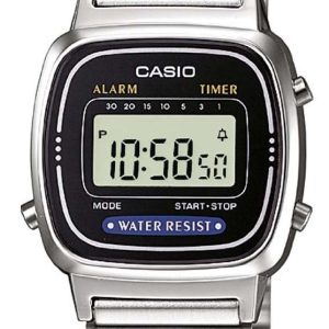 Casio Damklocka LA670WEA-1EF Collection LCD/Stål 30.3x24.6 mm