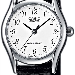 Casio Damklocka LTP-1154PE-7B Vit/Läder Ø23 mm