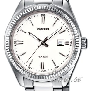 Casio Damklocka LTP-1302D-7A1VEF Collection Vit/Stål Ø30.2 mm