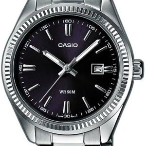 Casio Damklocka LTP-1302PD-1A1 Svart/Stål Ø30 mm