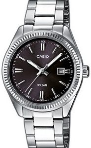 Casio Damklocka LTP-1302PD-1A1VEG Collection Svart/Stål Ø34 mm