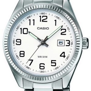 Casio Damklocka LTP-1302PD-7BVEF Collection Vit/Stål Ø30.2 mm