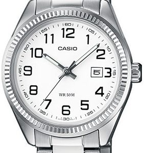 Casio Damklocka LTP-1302PD-7BVEG Collection Vit/Stål Ø34 mm