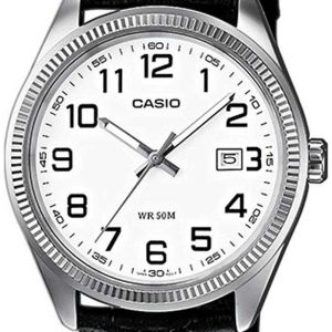 Casio Damklocka LTP-1302PL-7BVEG Collection Vit/Läder Ø34 mm