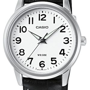 Casio Damklocka LTP-1303L-7BVEF Collection Vit/Läder Ø30 mm