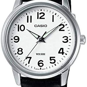 Casio Damklocka LTP-1303PL-7BVEG Collection Vit/Läder Ø30 mm