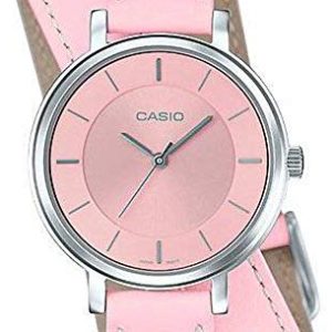 Casio Damklocka LTP-E143DBL-4A2 Rosa/Läder Ø30 mm