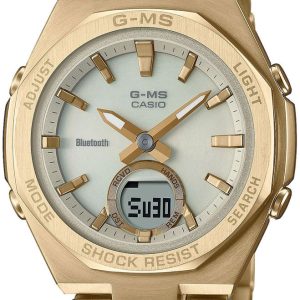 Casio Damklocka MSG-B100DG-9AER Baby-G Silverfärgad/Gulguldtonat