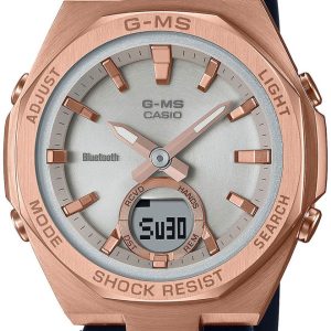 Casio Damklocka MSG-B100G-1AER Baby-G Silverfärgad/Gummi Ø37.2 mm