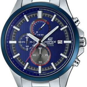 Casio Edifice Herrklocka EFV-520RR-2AVUEF Blå/Stål Ø46 mm