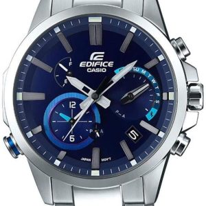 Casio Edifice Herrklocka EQB-700D-2AER Blå/Stål Ø49 mm