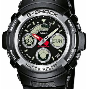 Casio G-Shock Herrklocka AW-590-1A Svart/Resinplast Ø46 mm