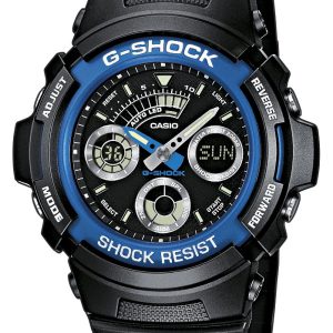 Casio G-Shock Herrklocka AW-591-2AER Svart/Resinplast Ø46.4 mm