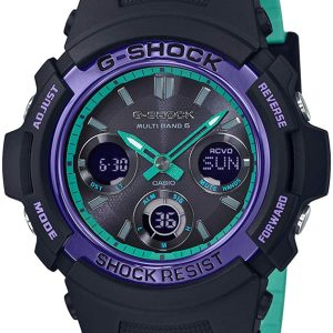 Casio G-Shock Herrklocka AWG-M100SBL-1AER Svart/Resinplast Ø46.4 mm