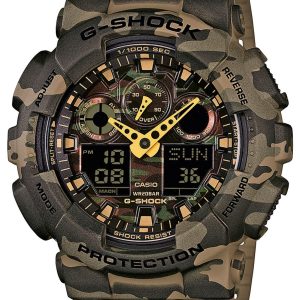 Casio G-Shock Herrklocka GA-100CM-5AER Flerfärgad/Resinplast Ø51 mm