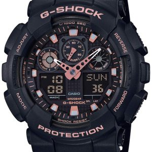 Casio G-Shock Herrklocka GA-100GBX-1A4ER LCD/Resinplast Ø51.2 mm