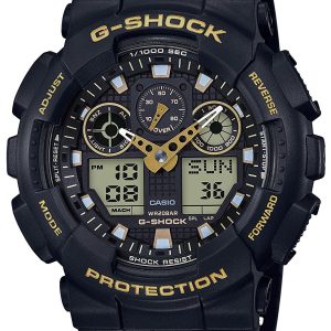 Casio G-Shock Herrklocka GA-100GBX-1A9ER LCD/Resinplast Ø55 mm