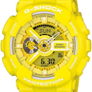 Casio G-Shock Herrklocka GA-110BC-9AER Gul/Resinplast Ø51 mm