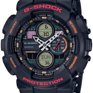 Casio G-Shock Herrklocka GA-140-1A4ER Svart/Resinplast Ø51.2 mm