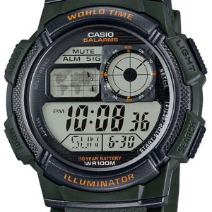 Casio Herrklocka AE-1000W-3AVEF Collection LCD/Resinplast Ø44 mm