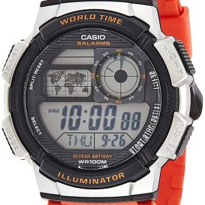 Casio Herrklocka AE-1000W-4BVDF LCD/Resinplast Ø43.7 mm