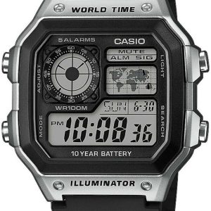 Casio Herrklocka AE-1200WH-1CVEF LCD/Resinplast