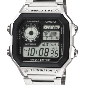 Casio Herrklocka AE-1200WHD-1AVEF Collection LCD/Stål 42x42 mm