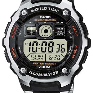 Casio Herrklocka AE-2000WD-1AVEF Collection Stål Ø47.7 mm