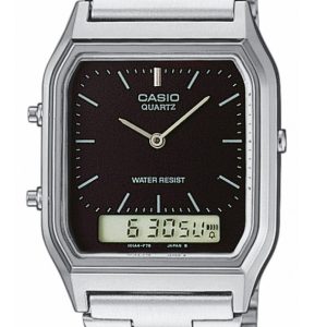 Casio Herrklocka AQ-230A-1DMQYES Collection Svart/Stål 38.8x27.8 mm